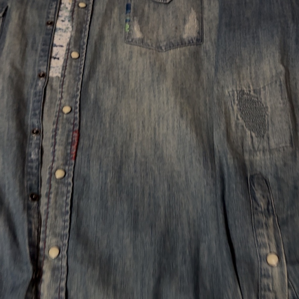 Polo by Ralph Lauren Embroidered Denim Shirt - Picture 4 of 5